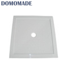 High quality concise design lustrous not breakable drain base cast stone bathroom resin shower tray